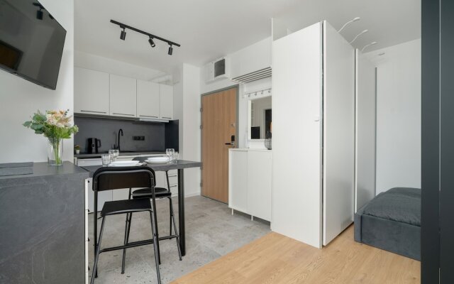 Dark Grey Apartment in Poznan by Renters
