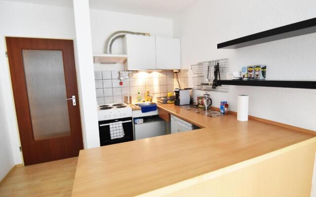 Praktisches Apartment mit Flatscreen TV