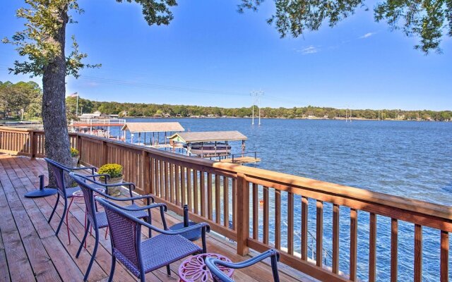 Waterfront Home in Tool w/ Dock, Fire Pit & Patio!