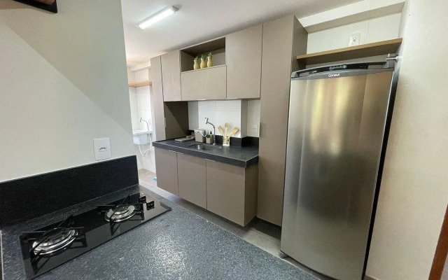 Apartamento de um quarto a beira-mar