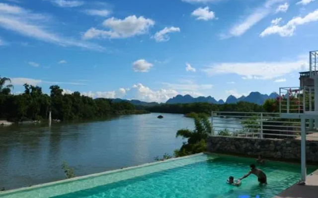 Jiangjing Hotel, Guilin Ancient Town (Daxu Ancient Town Store, Lijiang River Scenic Spot) – Pool – Guilin