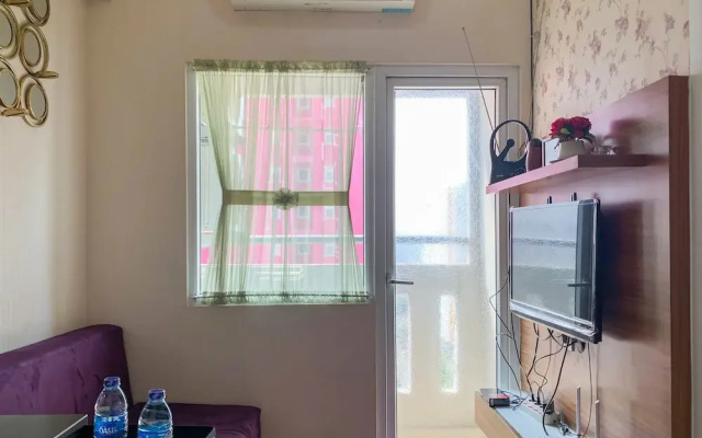Modern Look And Comfortable 2Br Green Pramuka City Apartment