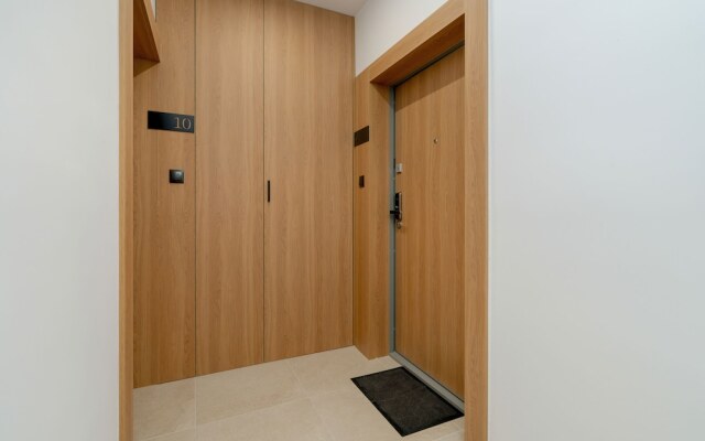 Dark Grey Apartment in Poznan by Renters