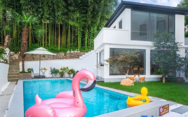 AnJiYunshangxi·Starry Sky Paradise·Mountain Luxury Hot Spring Resort VILLA Small Courtyard – Outside – Huzhou