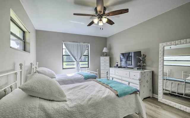 Palm Harbor Home w/ Pool & Golf Course Views!