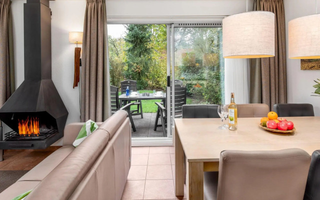 Restyled House With Fireplace, Surrounded by Green