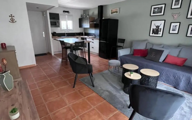 Maison de vacances dans résidence avec piscine