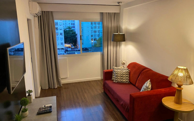 Flat Ipanema 2 Quadras da Praia - Estacionamento gratuito