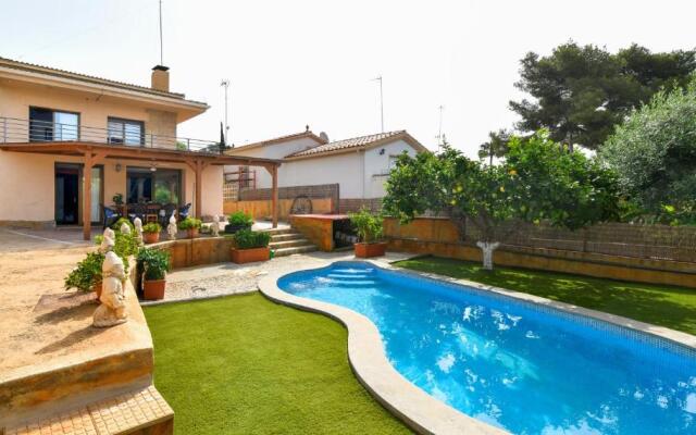 Agradable Casa Con Piscina A 5´Del Mar