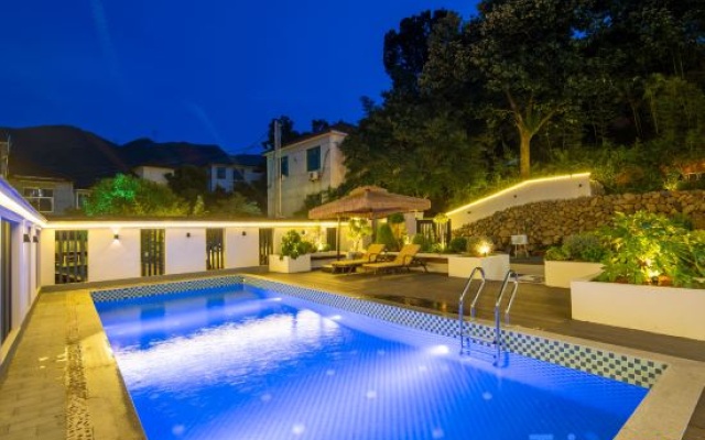 Shanzhi valley｜Wild Stream & Starlight Pool villa – Pool – Huzhou