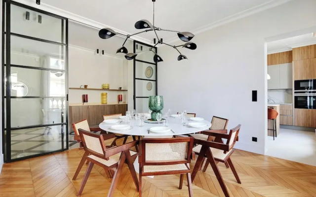 Luxury Apt With AC - 4bd/8p - Etoile/victor Hugo