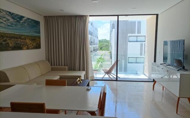 intimate apartment 1BR Tulum w/Pool & GYM ML