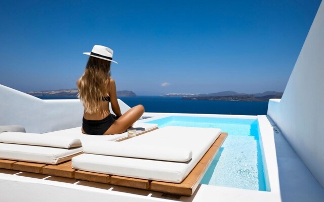 Phos the Boutique - Luxury Villas Suites Santorini Honeymoon Suite With Heated Infinity Pool - Caldera Sea View