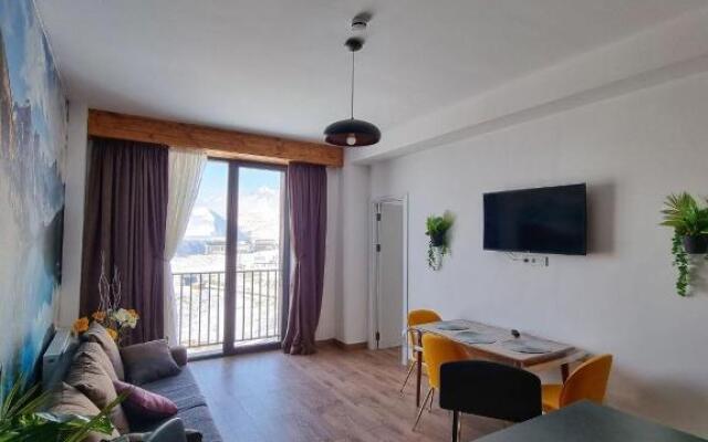 2-bedroom apartment with mountain view in New Gudauri