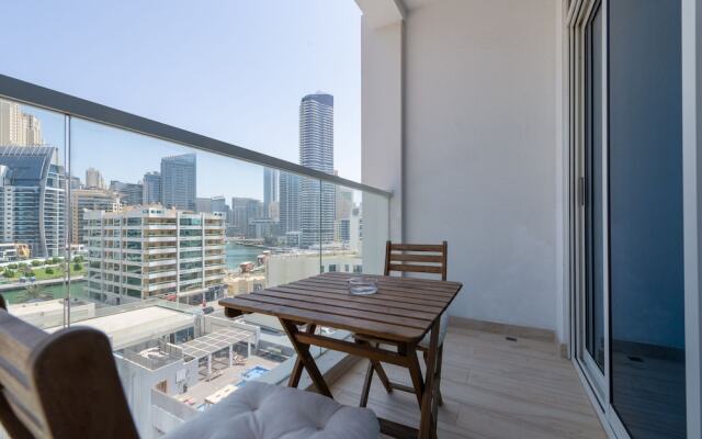 Marco Polo - Studio with Marina View + Huge Balcony in Marina