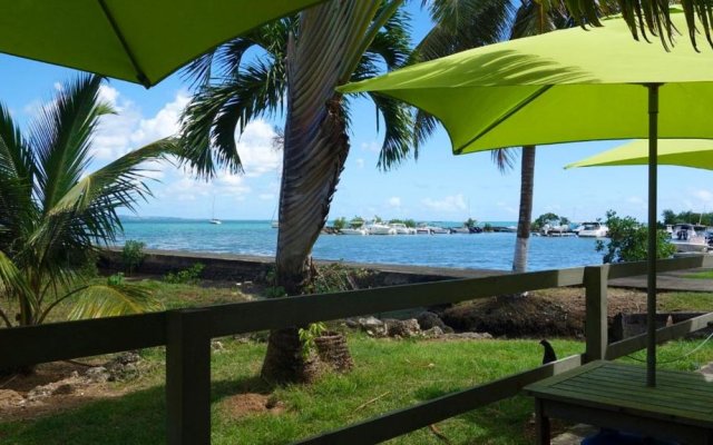 Villa de 3 chambres avec vue sur la mer piscine privee et jardin clos a Goyave a 2 km de la plage