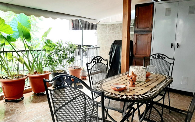 Large terrace apartment near city centre