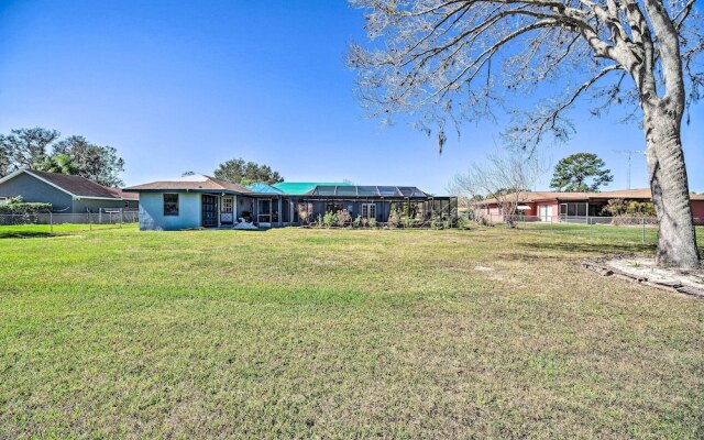 Lanai, Pool & Gas Grill: Sebring Retreat!