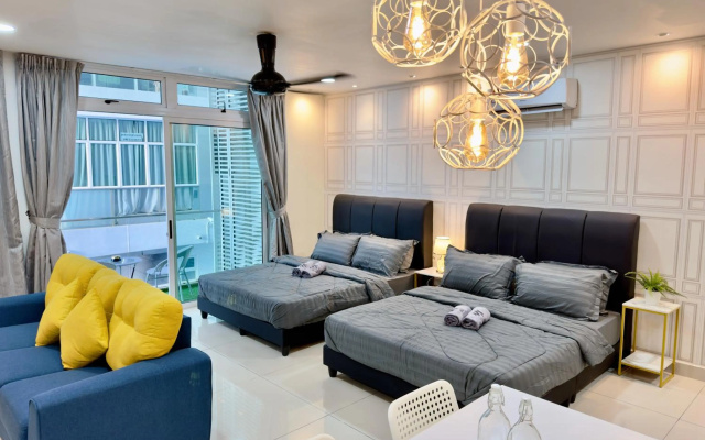 KSL City Mall 4-6pax Netflix｜Smart TV 55inch – Guest Rooms – Johor Bahru