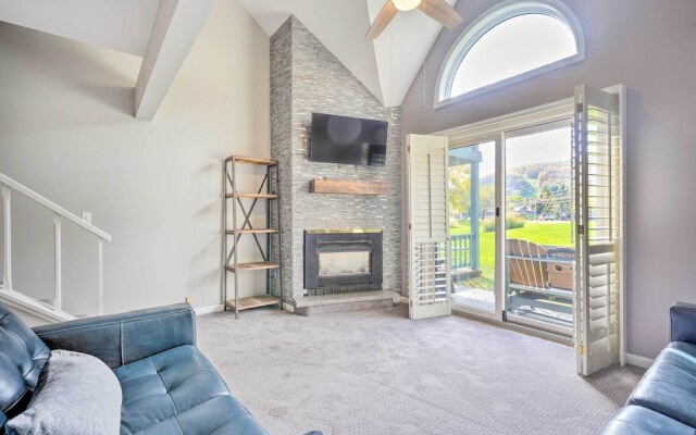 Ellicottville Townhome ~ Half Mi to Slopes!