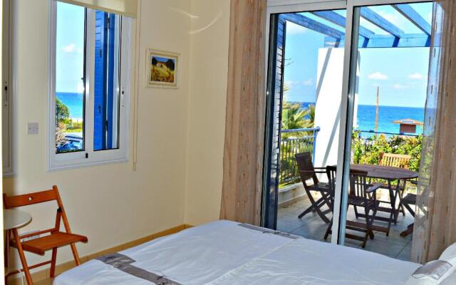Latchi Beach Front Villa - Private Heated Pool - Amazing Uninterrupted Sea Views
