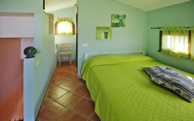 Holiday Home With Above-ground Pool and sea View in Monteggiori