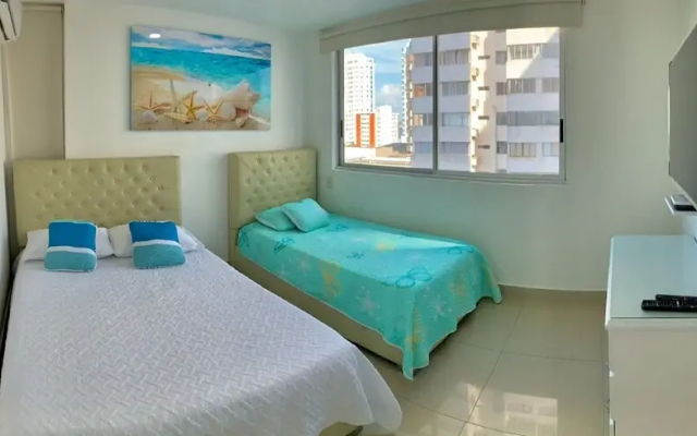Apartment of 2 Bedrooms With Balcony Facing the sea 2P6 Tourism Sector - Apartment in Cartagena - Photo 4