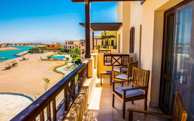 El Gouna Luxurious 2BR + Pool, Lagoon view in Sabina