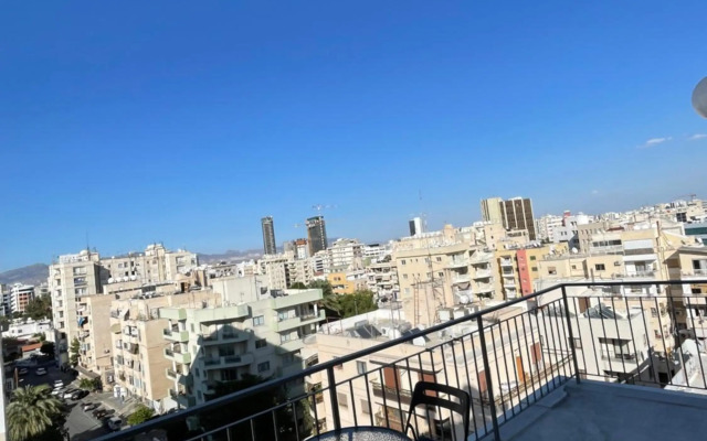 Top floor apartment in Nicosia with view!