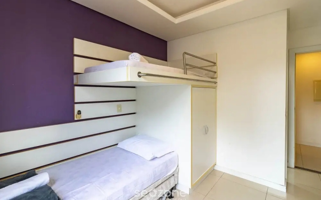 Apt w/ 3BR & BBQ 350m From the Beach Lam0601