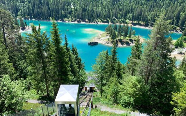 Ferienwohnung Laax mit Traumblick, großem Balkon und Terrasse