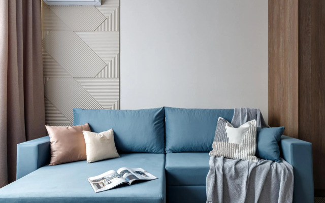 Стильная квартира с качелями в ЖК Самолет