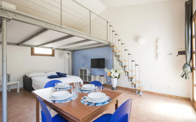 JOIVY Blue Terraced House