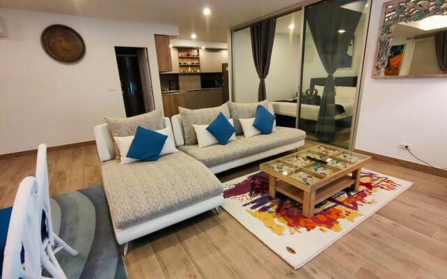 509 Sea View Rooftop Pool Kata Karon Area Wi-fi Gym