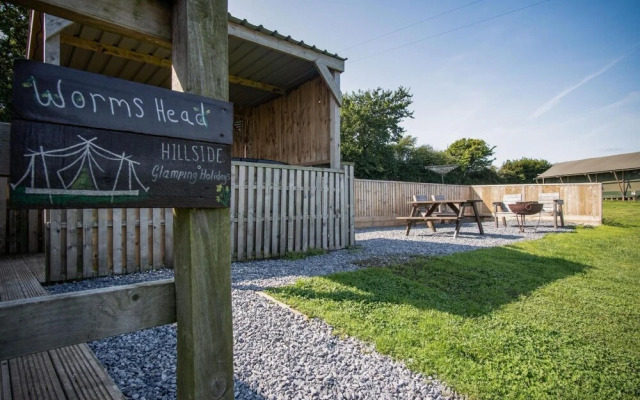 Worms Head - Safari Glamping Tent - Llangennith