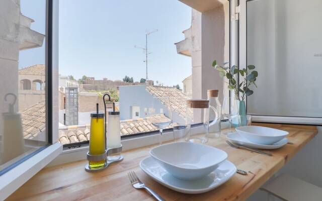 Fabulous Terrace Alcazaba Views next to Cathedral