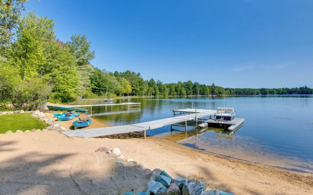 Interlochen Lake House w/ Deck, Fire Pit & Dock!