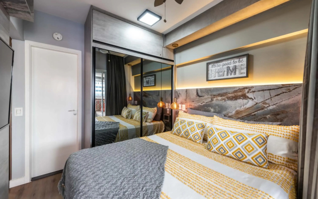 Edificio Summit Pinheiros Best Location in São Paulo Balcony with City Views Pool, Fitness Room and Parking Garage 3 minutes to Subway - Hotel in เซาเปาลู - Photo 4