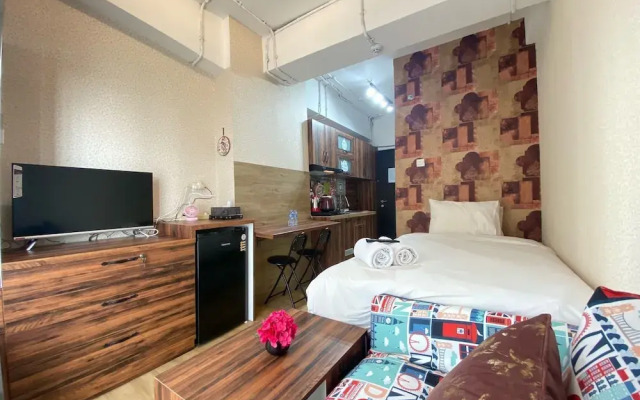 Scandinavian Studio Room At Grand Asia Afrika Apartment
