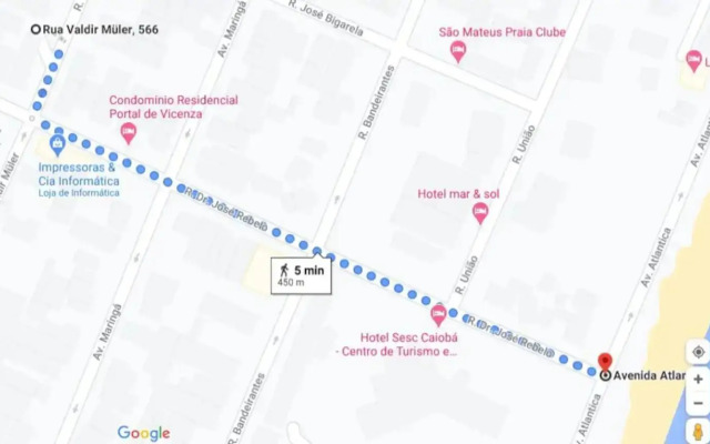 Excelente apartamento em Caiobá/PR a 450 m do mar!