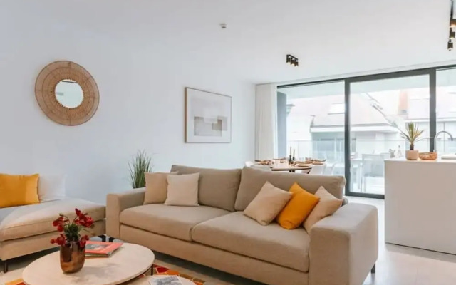 New and Modern Apartment in Nieuwpoort With Terrace
