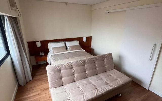 UNU 918 Moema: Wi-Fi, Academia, Camareira, Metrô +