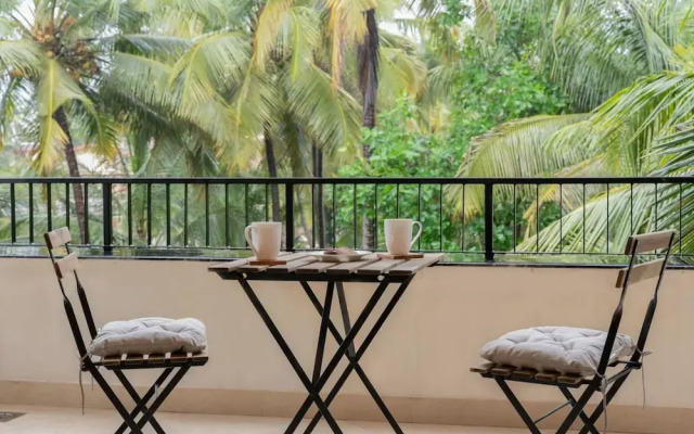 Sol Banyan by Hireavilla - 1BR w Pool in Candolim
