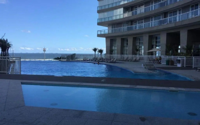 Maravilhoso Apto Vista Mar Jacuzzi Wi Fi Pé Areia