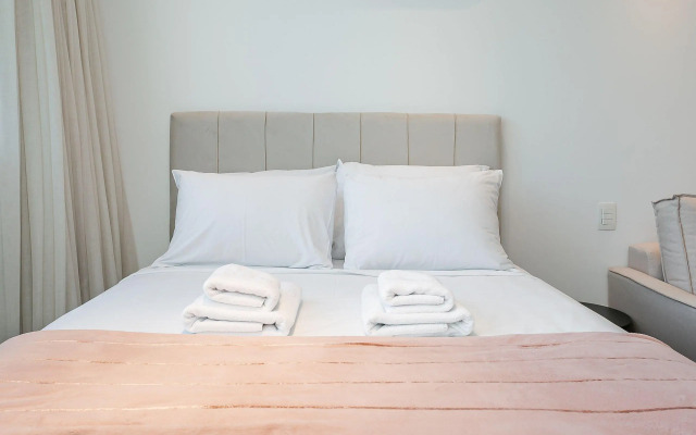 Vista Mar com sacada no Centro #CA49