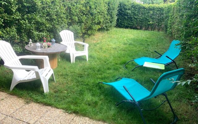 Appartement Rez de jardin Cabourg résidence bord de mer