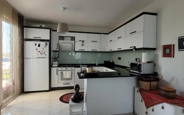 Architect's house with spacious veranda in Antalya, Belek