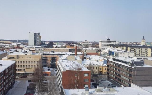 Keskustan kaksio 45 m2 autopaikalla, Rautatienkatu 19, 9 krs