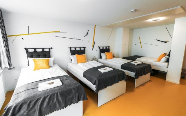 Designer hostel room for 4 2D