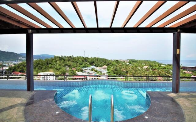 205 Sea View 900m From Karon Beach Rooftop Pool Wi-fi
